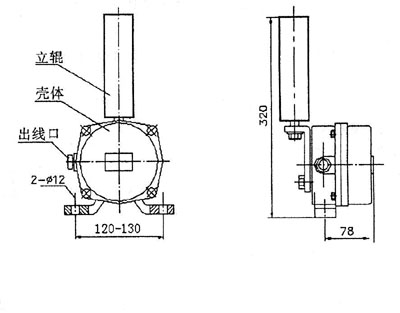 XLPP-J-II两级跑偏开关煤矿用跑偏开关